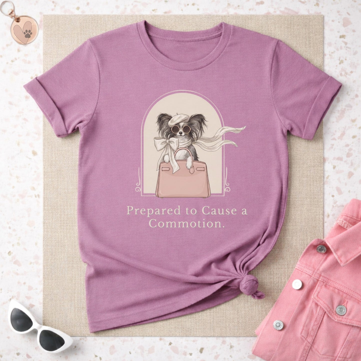 Prepared to Cause a Commotion Graphic T-Shirt