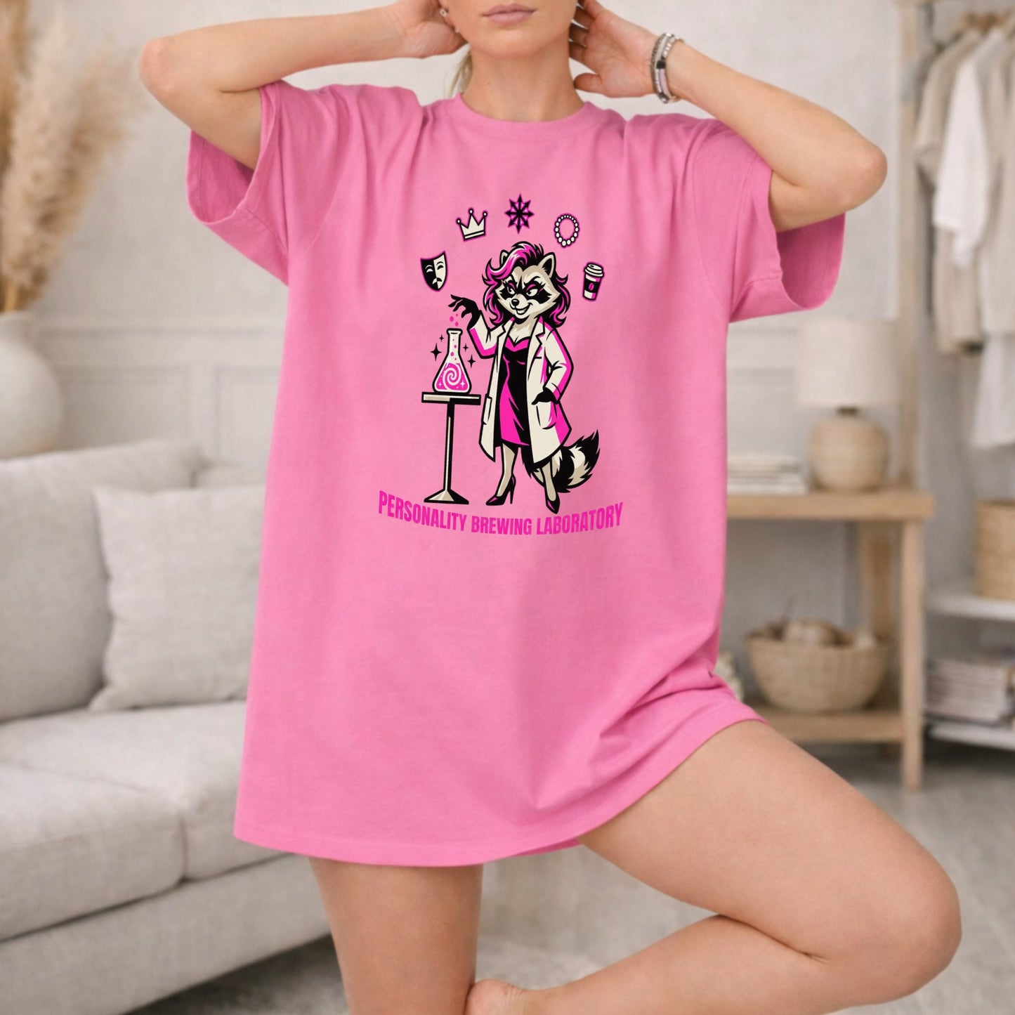 Personality Brewing Laboratory Pink Tee Shirt