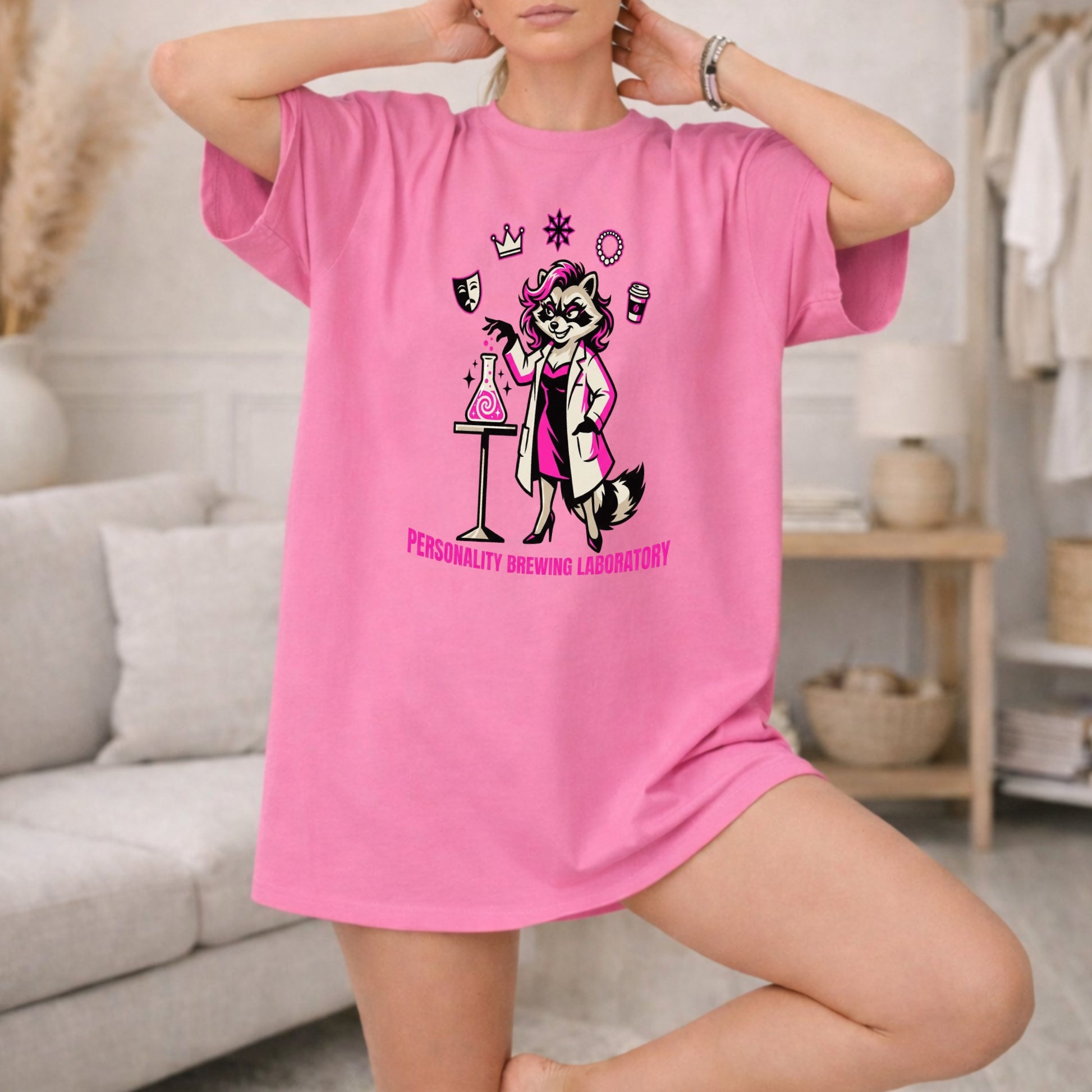 Personality Brewing Laboratory Pink Tee Shirt