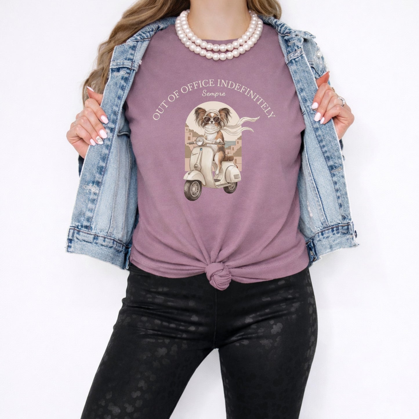 Out of Office Indefinitely Graphic Shirt Fashion Tee