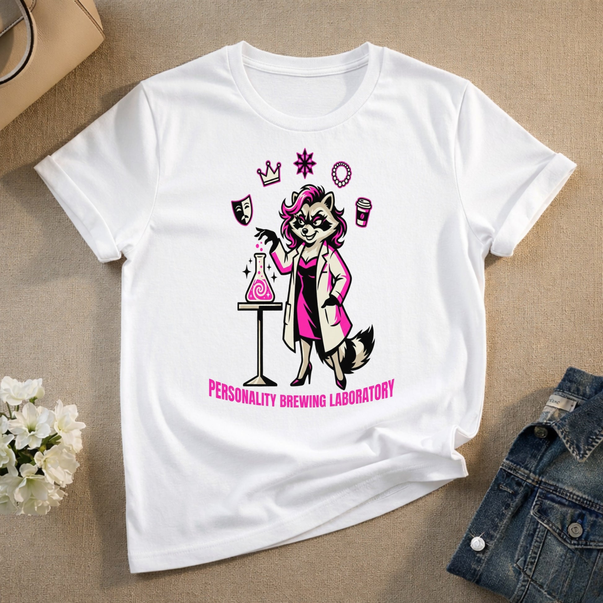 Personality Brewing Laboratory Graphic Design Shirt