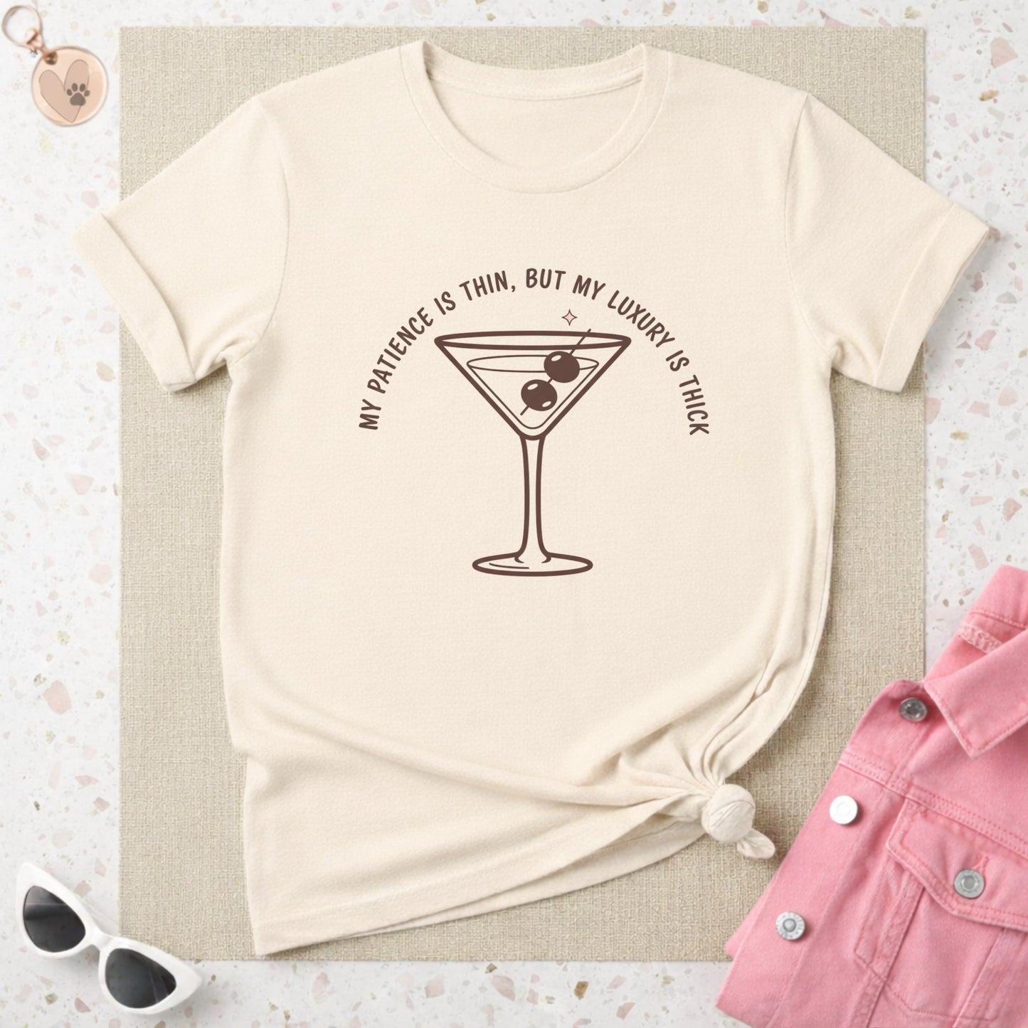 My Patience Is Thin But My Luxury Is Thick T-shirt