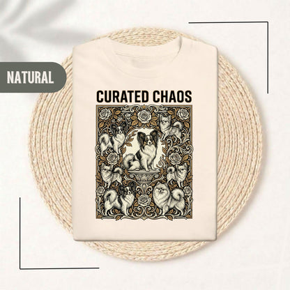 Curated Chaos Dog Print Natural Design Shirt
