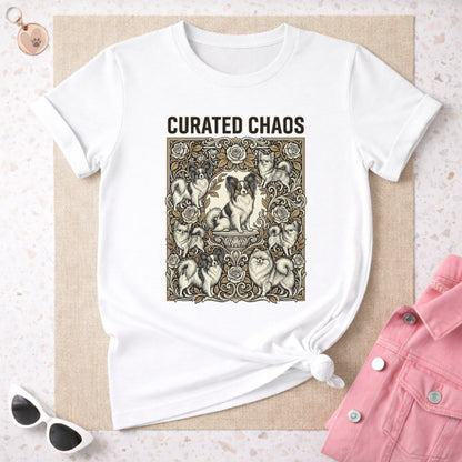 Curated Chaos Dog Themed Graphic T-Shirt for Animal Lovers
