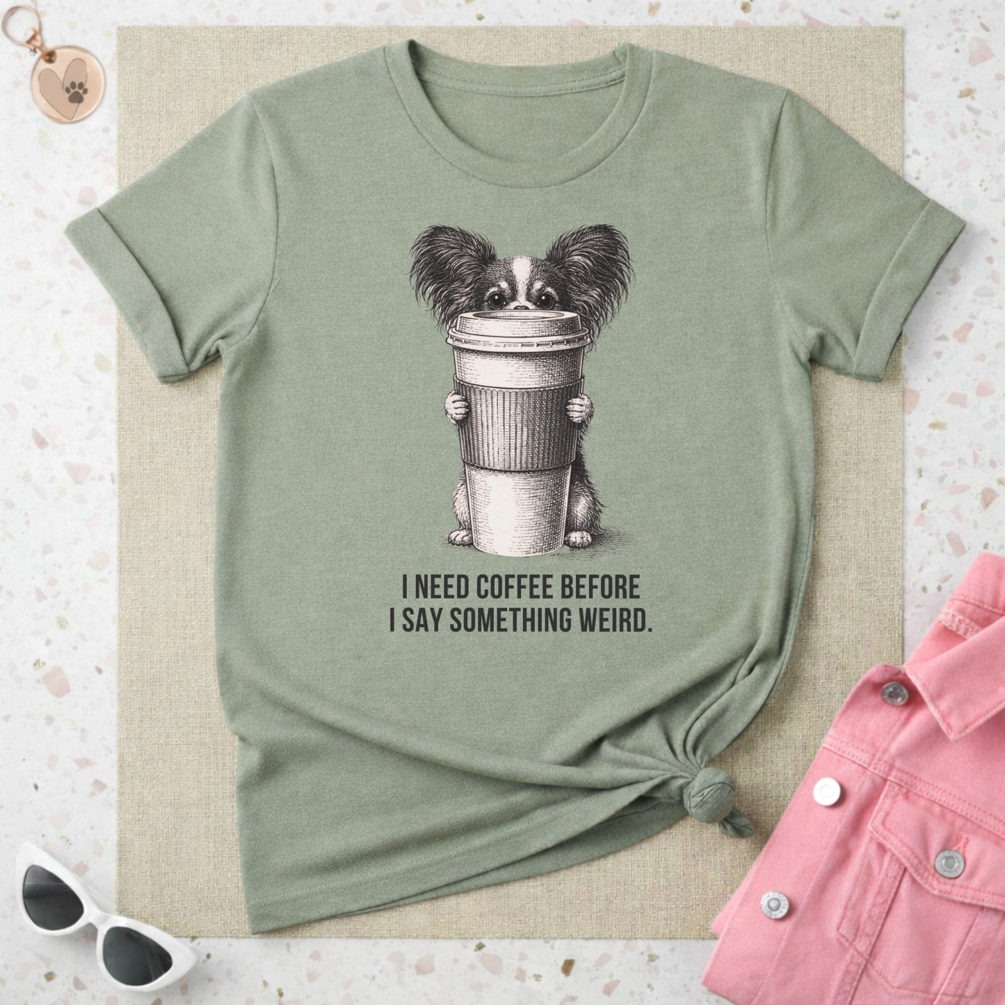 I Need Coffee Before I Say Something Weird T-shirt