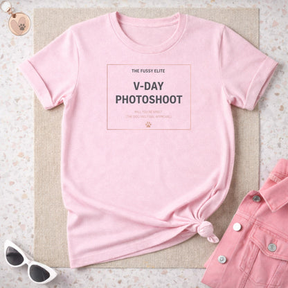 V-Day Photoshoot Will You Be Mine T-shirt