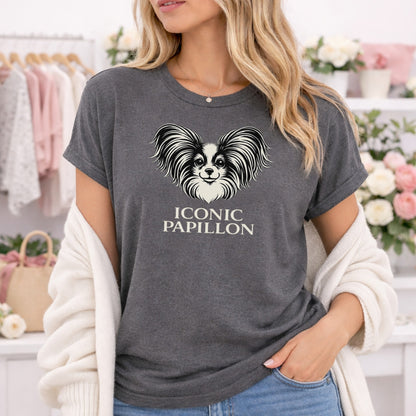 Iconic Papillon Graphic Dog Lover T-Shirt Product