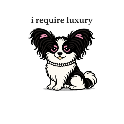 I Require Luxury Adorable Cartoon Dog Print Product