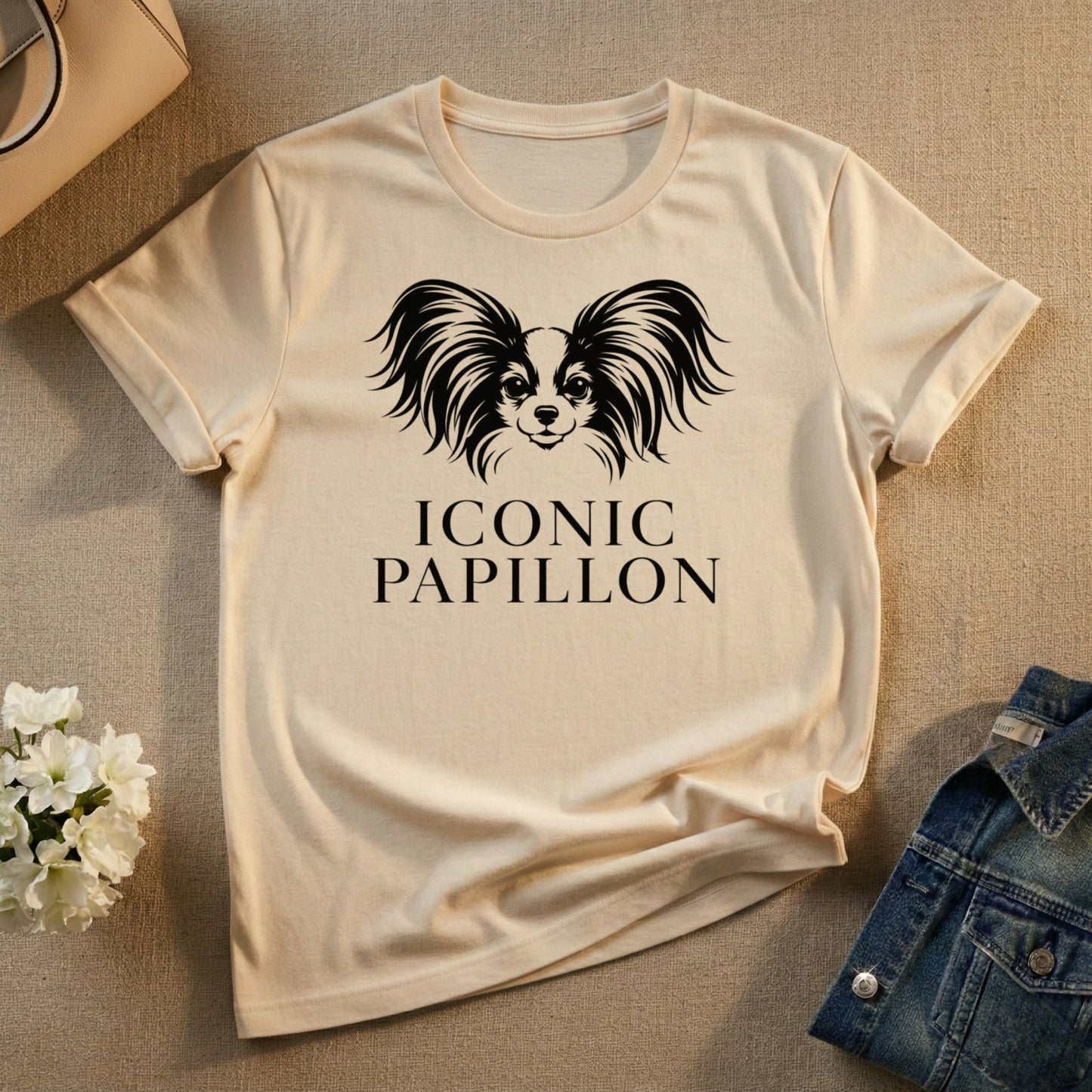 Iconic Papillon Graphic Design Casual Wear Shirt Product