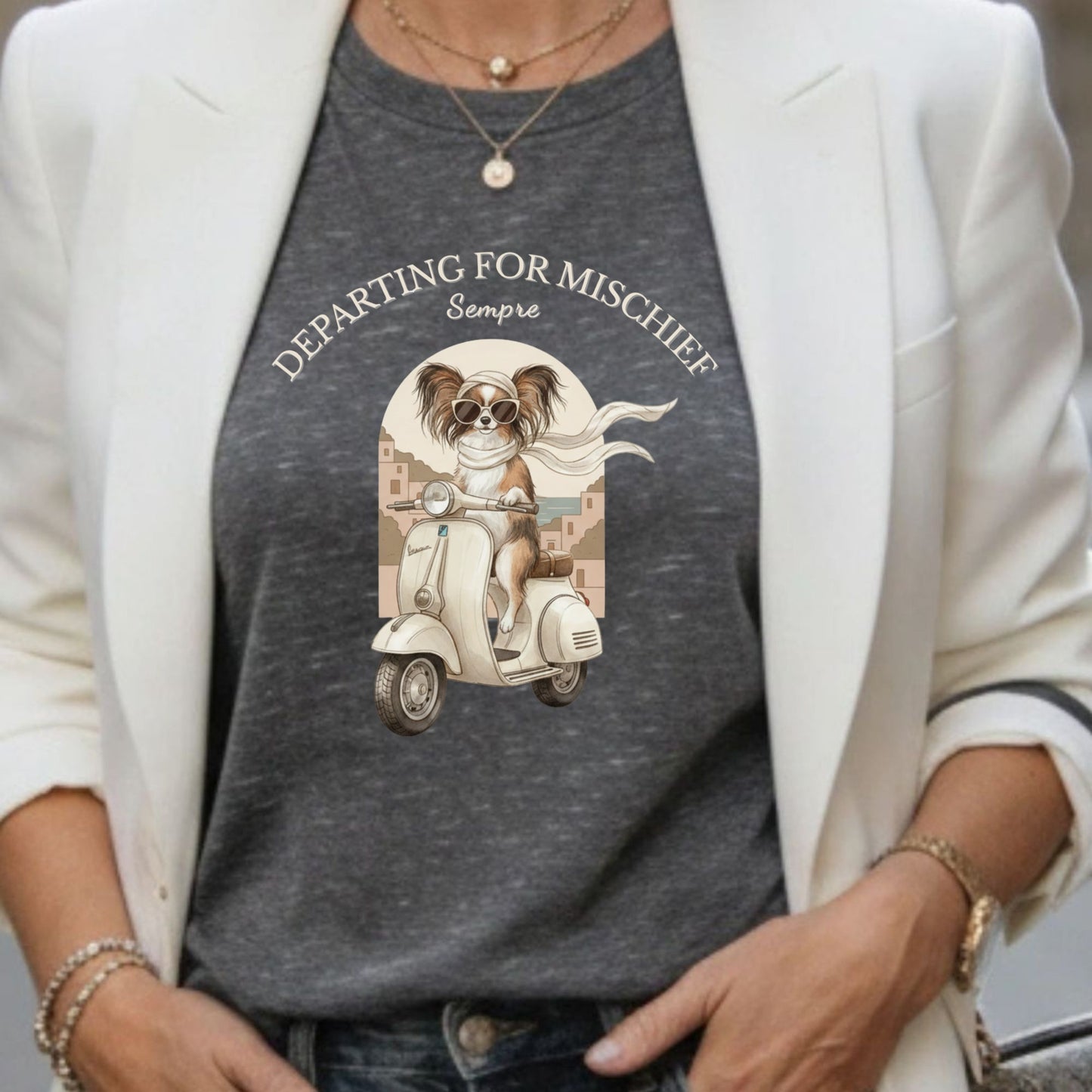 Departing for Mischief Sempre Graphic T-Shirt